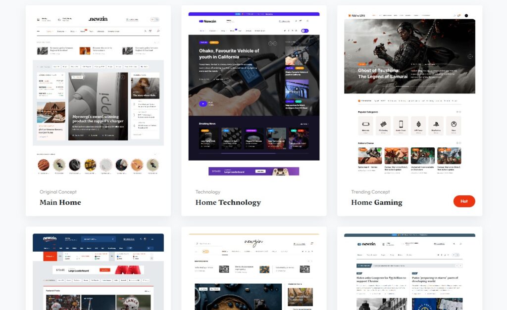 Điểm nổi bật theme newzin