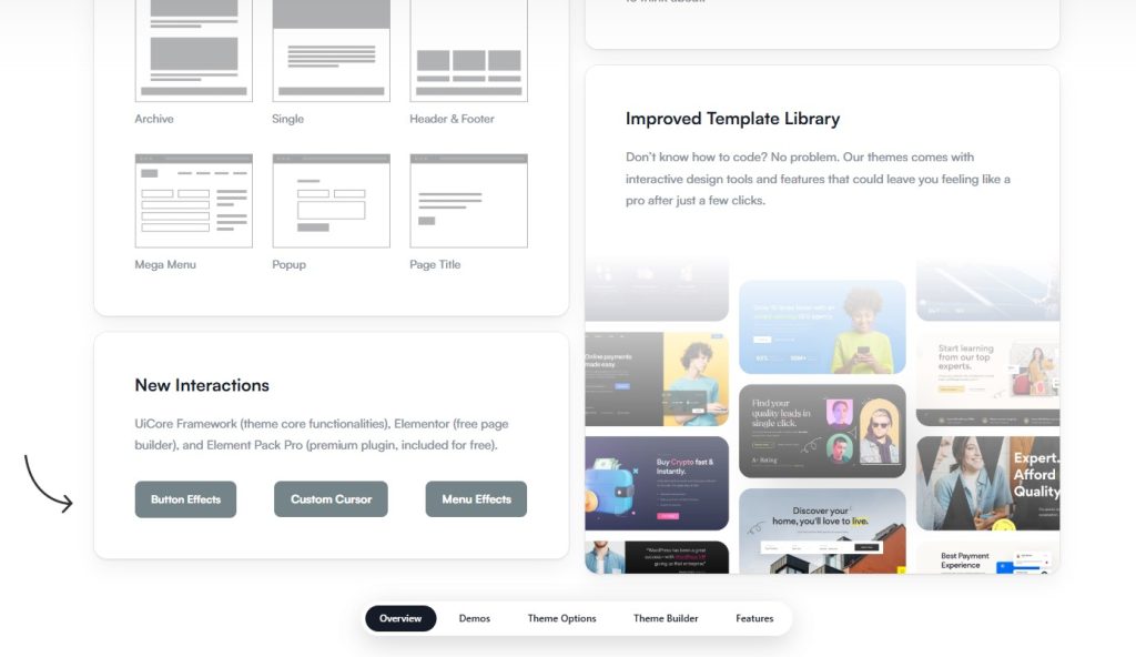 Giới thiệu tổng quan về Theme Affirm
