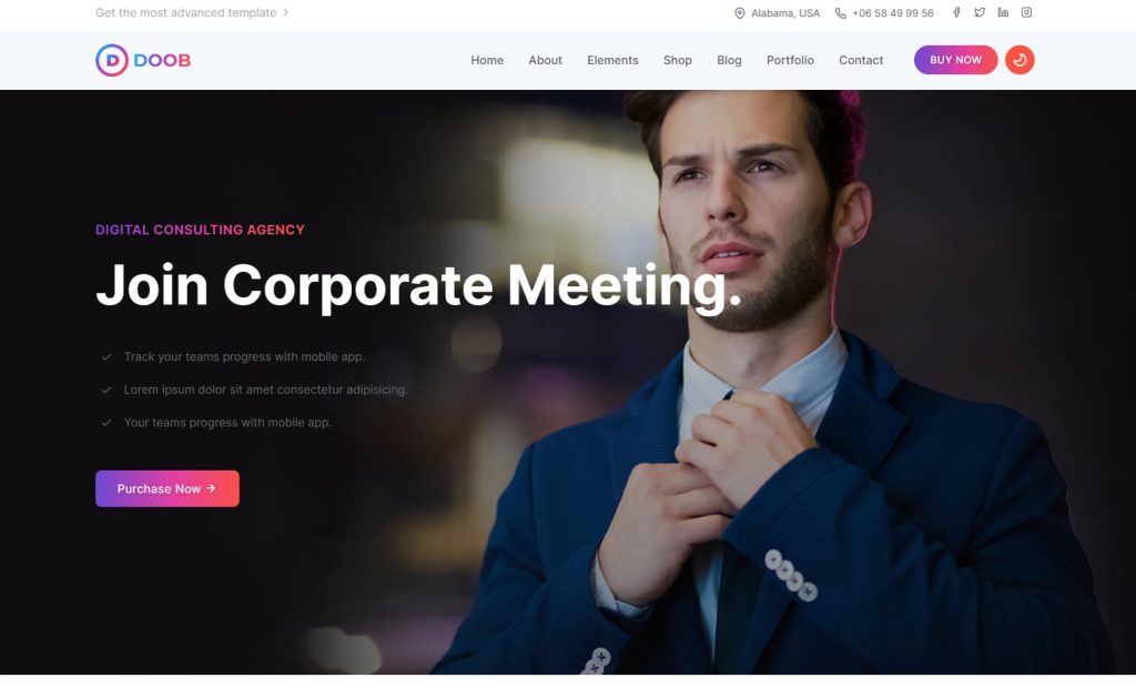 Giới Thiệu Theme Doob