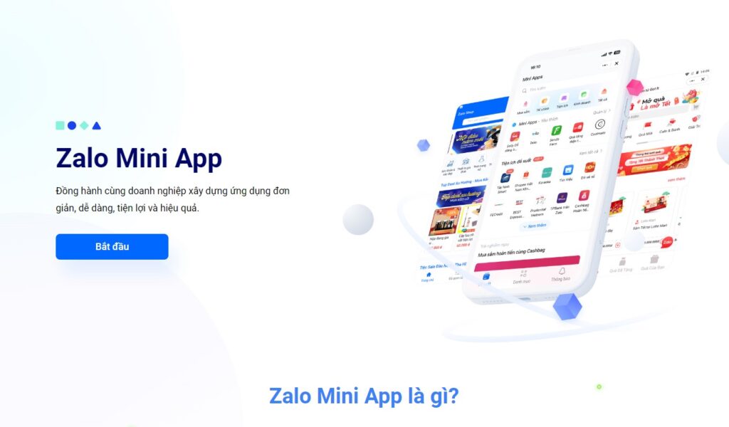 Hướng dẫn tạo mini app zalo
