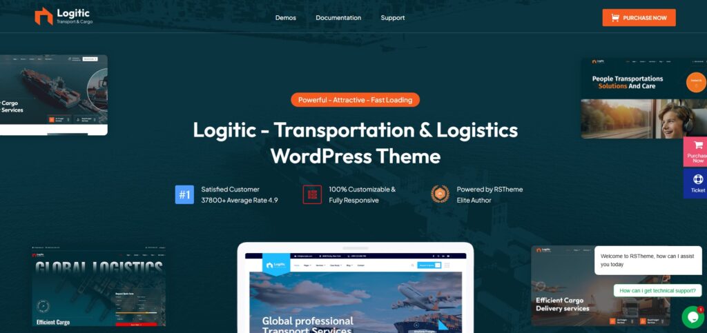 Giao diện demo chuyên nghiệp