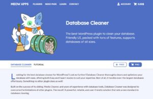 Plugin Database Cleaner Pro
