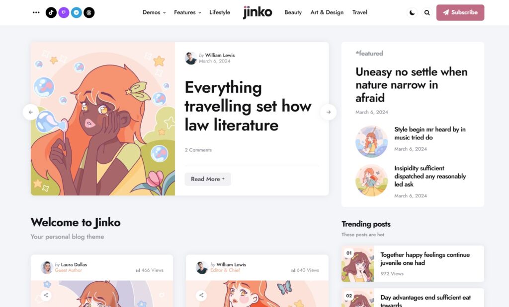 Theme Jinko